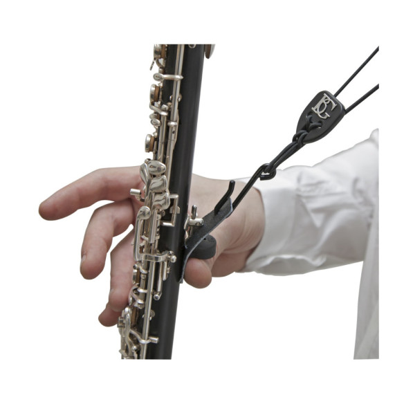 Cordón para Oboe BG O33E al cuello, de nylon, elástico, acolchado y con 1 gancho metálico. Cordón para Oboe BG O33E al cuello, de nylon, elástico, acolchado y con 1 gancho metálico.