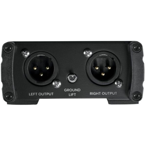 Caja de inyección Activa Estéreo Mackie MDB-USB para balancear cualquier señal de audio que provenga de tu ordenador.