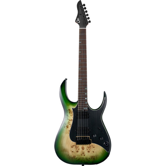 Mooer GTRS M810 GREEN BURST Guitarra electrica con usb/midi integrado Mooer GTRS M810 GREEN BURST Guitarra electrica con usb/midi integrado
