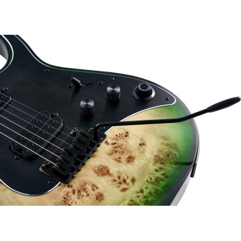 Mooer GTRS M810 GREEN BURST Guitarra electrica con usb/midi integrado