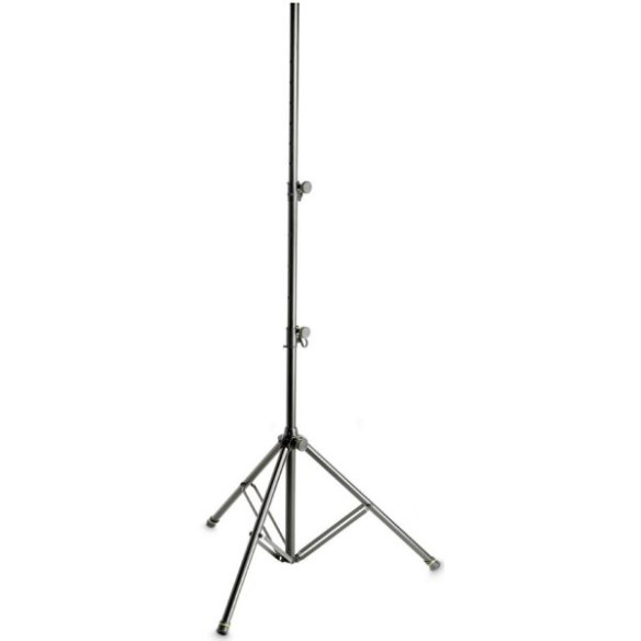 Gravity SP 5522 B - Soporte de altavoz e iluminación con dos extensiones, Altura máxima 3 metros