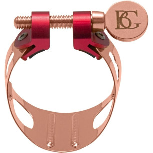 BG Abrazadera Saxo Soprano Dúo LDS-9 Oro Rosa 2