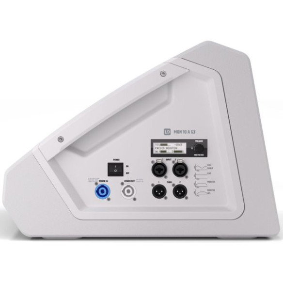 MON 10 A G3 W Monitor escenario amplificado, Blanco