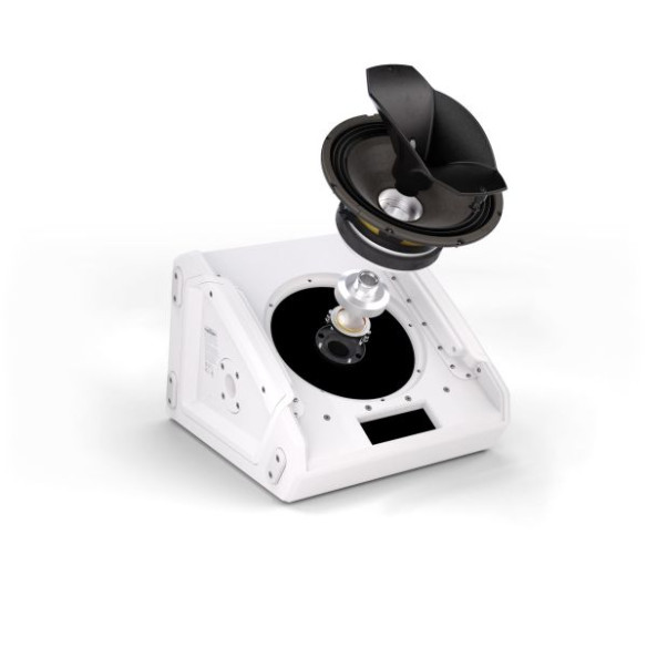 MON 10 A G3 W Monitor escenario amplificado, Blanco