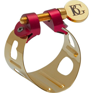 BG Abrazadera Saxo Tenor Dúo LDT1 Chapada Oro