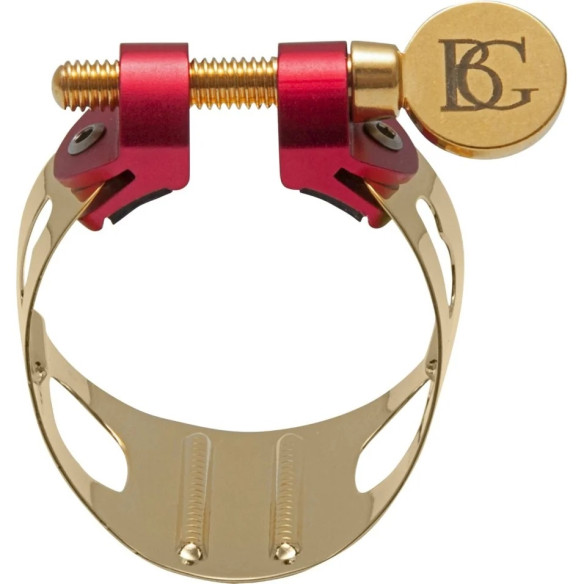 BG Abrazadera Saxo Tenor Dúo LDT1 Chapada Oro