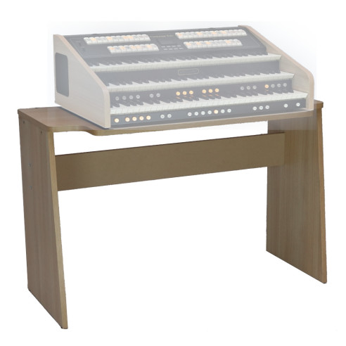 Soporte de madera para órgano Viscount Cantorum Trio, compatible con el ancho de las pedaleras MIDI Viscount 30 notas.