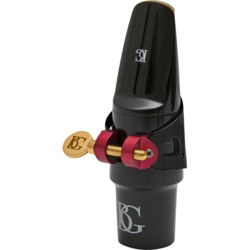 BG Abrazadera Saxo Tenor Dúo Lacada Negro LDTB