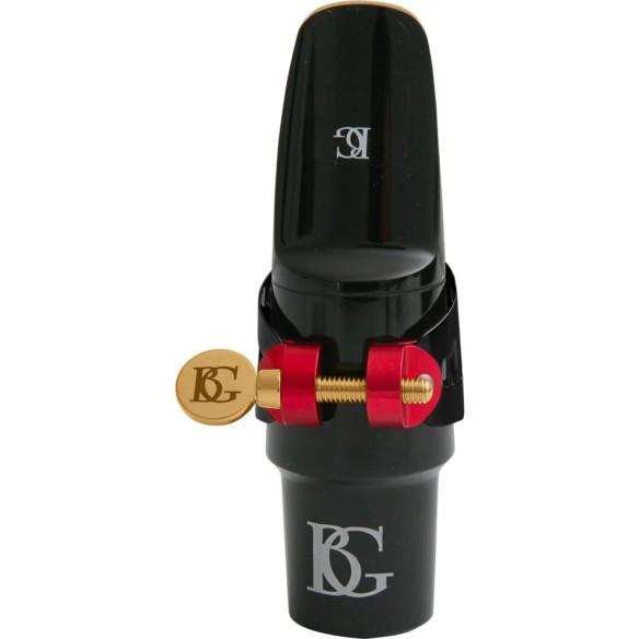 BG Abrazadera Saxo Tenor Dúo Lacada Negro LDTB