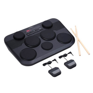 Medeli DD221 Bateria Digital de Sobremesa 7 Pads + 2 Pedales
