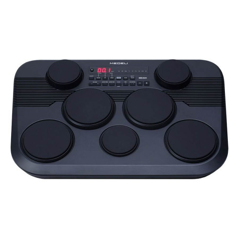 Medeli DD221 Bateria Digital de Sobremesa 7 Pads + 2 Pedales