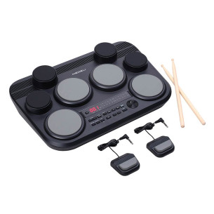 Medeli D225 Bateria Digital de Sobremesa 8 Pads + 2 Pedales