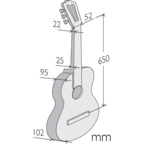 comprar Guitarra Clásica Alhambra 6 OLIVO de la serie Conservatorio con tapa de cedro macizo y aros y fondo de Olivo.