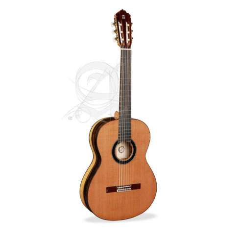 Alhambra 6 EBANO BLANCO Guitarra Clásica con funda