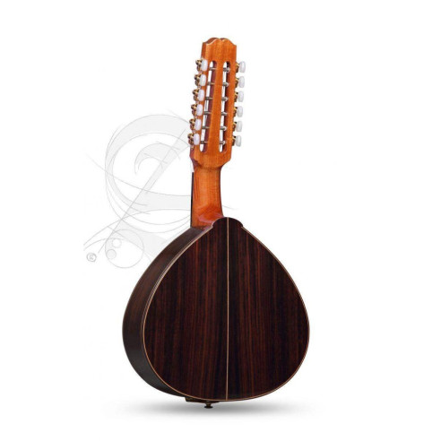 Bandurria Alhambra B-4P un instrumento tradicional con tapa de Cedro macizo y aros y fondo de Palosanto de India.