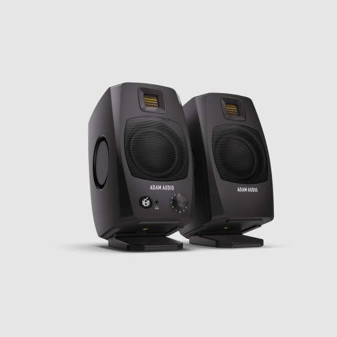 Adam Audio D3V BLACK Pareja Monitores de estudio activos negros