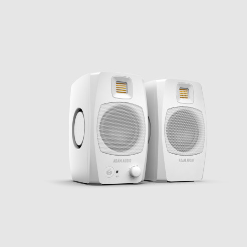 Adam Audio D3V WHITE Pareja Monitores de estudio activos blancos