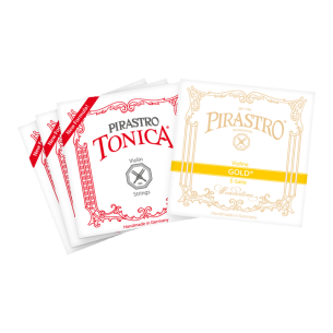 Pirastro TONICA 412027 Juego Cuerdas Violín  1ª Gold Bola Medium 4/4