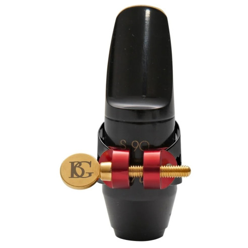 BG LDSB Abrazadera Saxo Soprano Dúo Lacada Negro