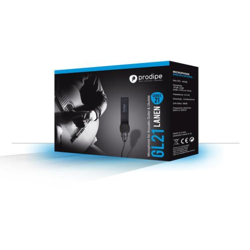 Prodipe GL-21 Micrófono para Guitarra Acústica,Clásica y Ukelele