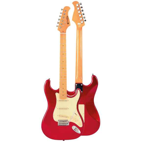 Prodipe ST80-MA Guitarra Eléctrica Strato Roja Prodipe ST80-MA Guitarra Eléctrica Strato Roja
