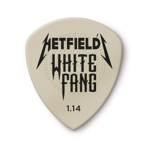 Dunlop PH122P-114 Bolsa 6 Púas HETFIELD White Fang 1.14mm