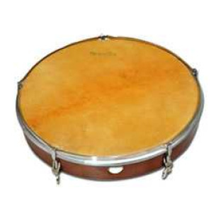 Samba Pandero con Parche Piel 25cm 771