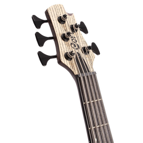 Cort A5 Ultra Ash Etched Natural Black Bajo Eléctrico 5 cuerdas