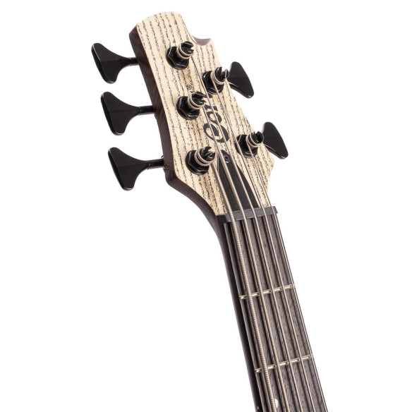 Cort A5 Ultra Ash Etched Natural Black Bajo Eléctrico 5 cuerdas