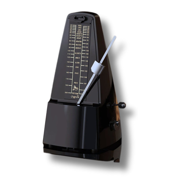 Cherub WSM-305 Metrónomo Mecánico Negro Cherub WSM-305 Metrónomo Mecánico Negro