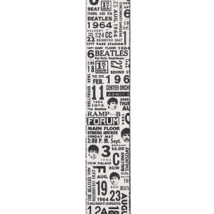 D'Addario BEATLES Gira EE. UU. 1964 Tickets Correa guitarra y bajo 2
