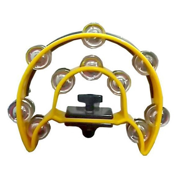 Admira DT2YL Pandereta Media Luna amarilla para soporte