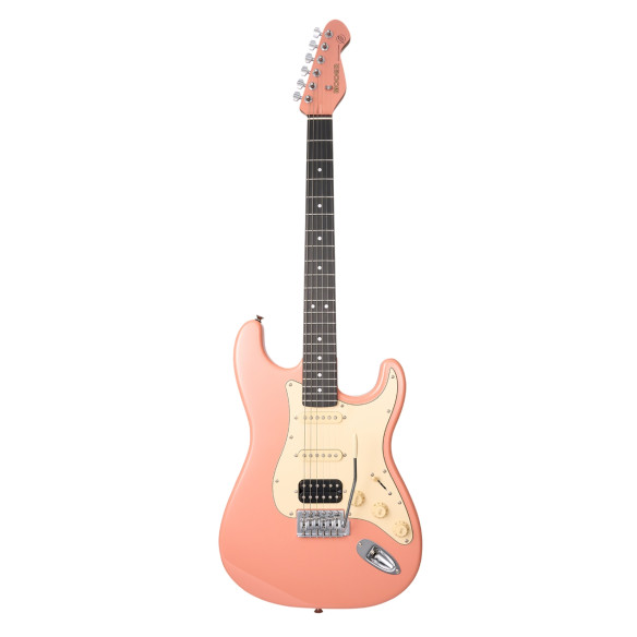 Mooer MSC10 ELITE Flamingo Pink Guitarra Eléctrica