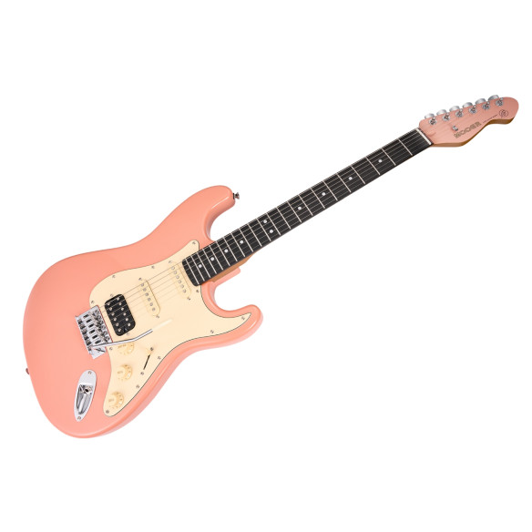 Mooer MSC10 ELITE Flamingo Pink Guitarra Eléctrica