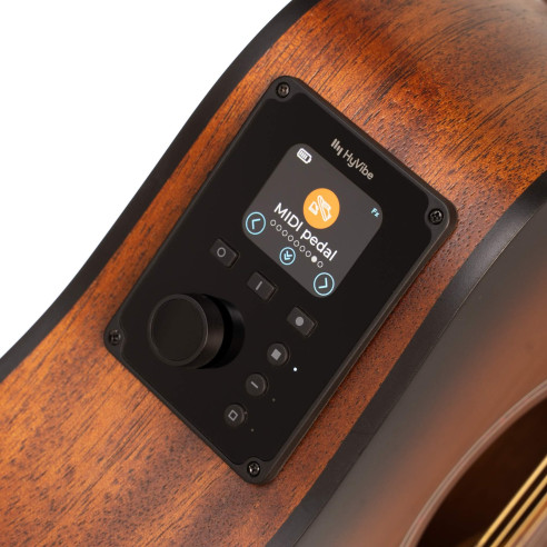 Cort EARTH GO OPBB Guitarra Electroacústica Mini Dreadnought Brown Burst