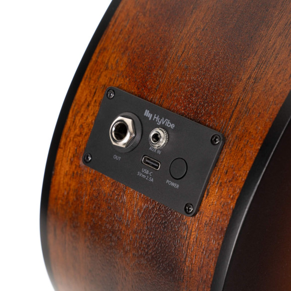 Cort EARTH GO OPBB Guitarra Electroacústica Mini Dreadnought Brown Burst