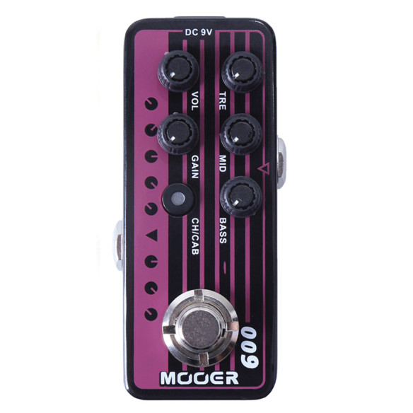 Mooer 009 BLACKNIGHT Pedal Micro Preamp