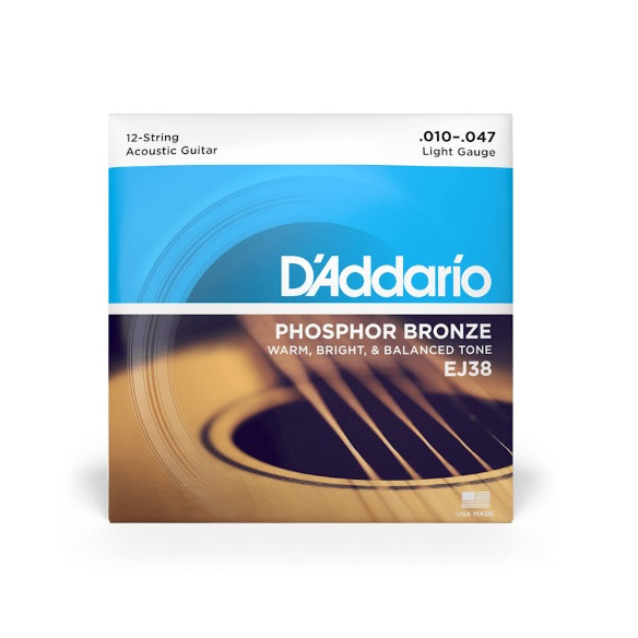 Compra Juego Phosphor Bronze 12 Cuerdas EJ38 online | MusicSales Compra Juego Phosphor Bronze 12 Cuerdas EJ38 online | MusicSales