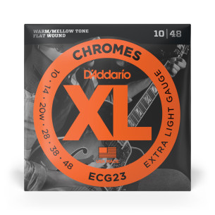 D' Addario ECG23 Juego Cuerdas Guitarra Eléctrica Chromes 10-48