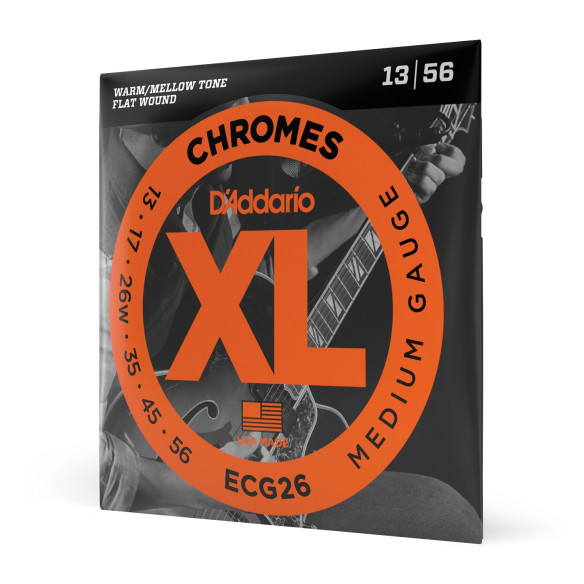 D' Addario ECG26 Juego Cuerdas Guitarra Eléctrica Chromes 13-56