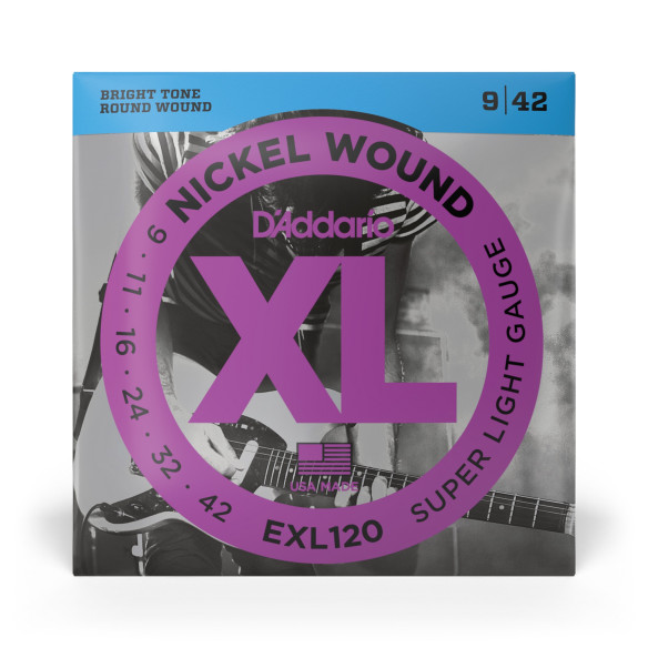 Compra Juego EXL120 XL Nickel Wound 9-42 online | MusicSales Compra Juego EXL120 XL Nickel Wound 9-42 online | MusicSales