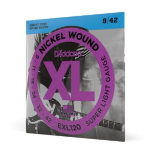 Compra Juego EXL120 XL Nickel Wound 9-42 online | MusicSales 2