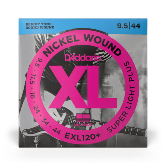 Juego de Cuerdas para Guitarra Eléctrica XL Series Nickel Wound, Super Light Plus (0095 - 0115 - 016 - 024 - 034 - 044).