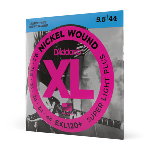 Juego de Cuerdas para Guitarra Eléctrica XL Series Nickel Wound, Super Light Plus (0095 - 0115 - 016 - 024 - 034 - 044). 2