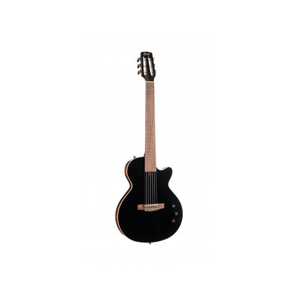 Cort Sunset Nylectric II BK Guitarra Acústica con cuerdas de Nylon