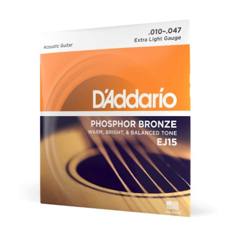 Compra Juego Phosphor Bronze EJ15 10-47 online | MusicSales