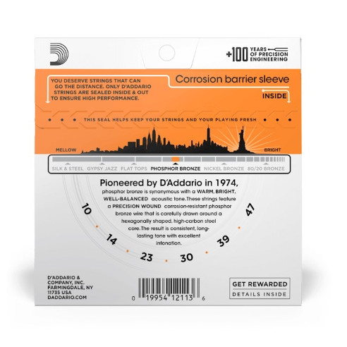 Compra Juego Phosphor Bronze EJ15 10-47 online | MusicSales