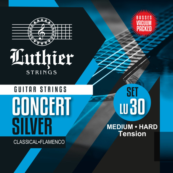 Luthier LU-30 Juego Cuerdas Guitarra Clásica Tensión Media Dura