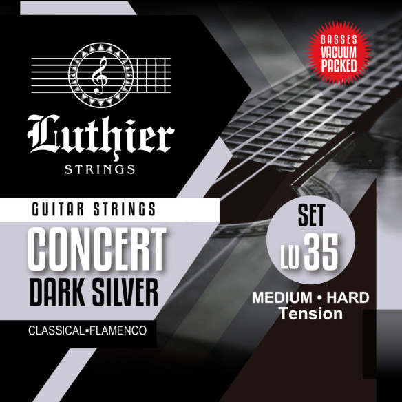 Luthier LU-35 Juego Cuerdas Guitarra Clásica Tensión Media Dura