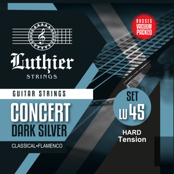 Luthier LU-45 Juego Cuerdas Guitarra Clásica Tensión Dura